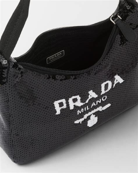 sac prada sequin|Prada re edition bag.